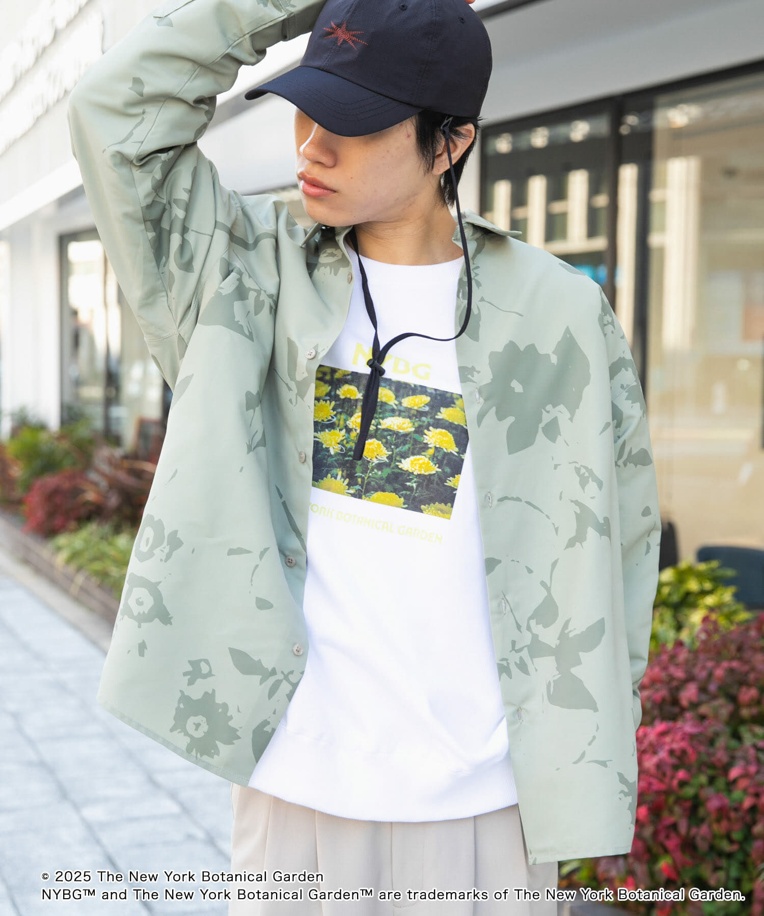 SENSE OF PLACE by URBAN RESEARCH「NYBG　リップストップルーズシャツ」|シャツ・ブラウス|