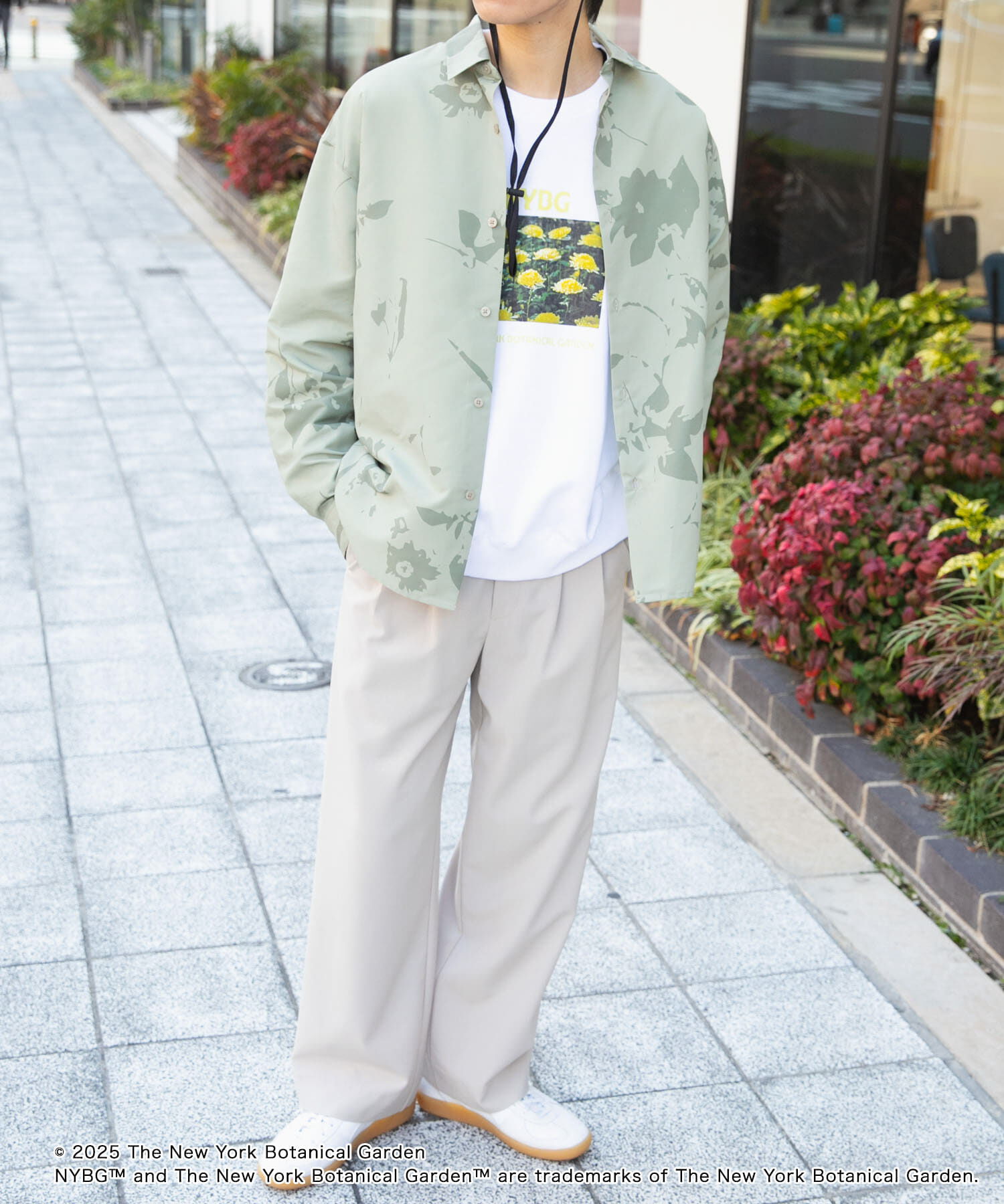 SENSE OF PLACE by URBAN RESEARCH「NYBG　リップストップルーズシャツ」|シャツ・ブラウス|