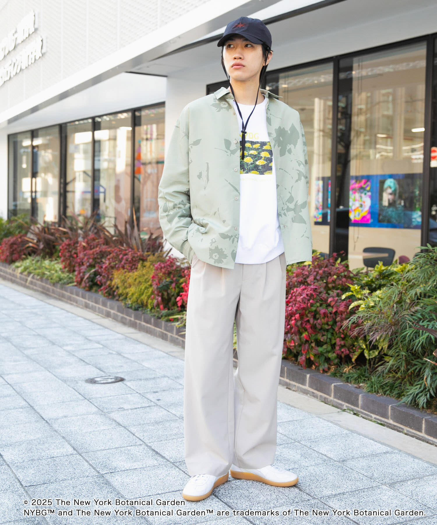 SENSE OF PLACE by URBAN RESEARCH「NYBG　リップストップルーズシャツ」|シャツ・ブラウス|