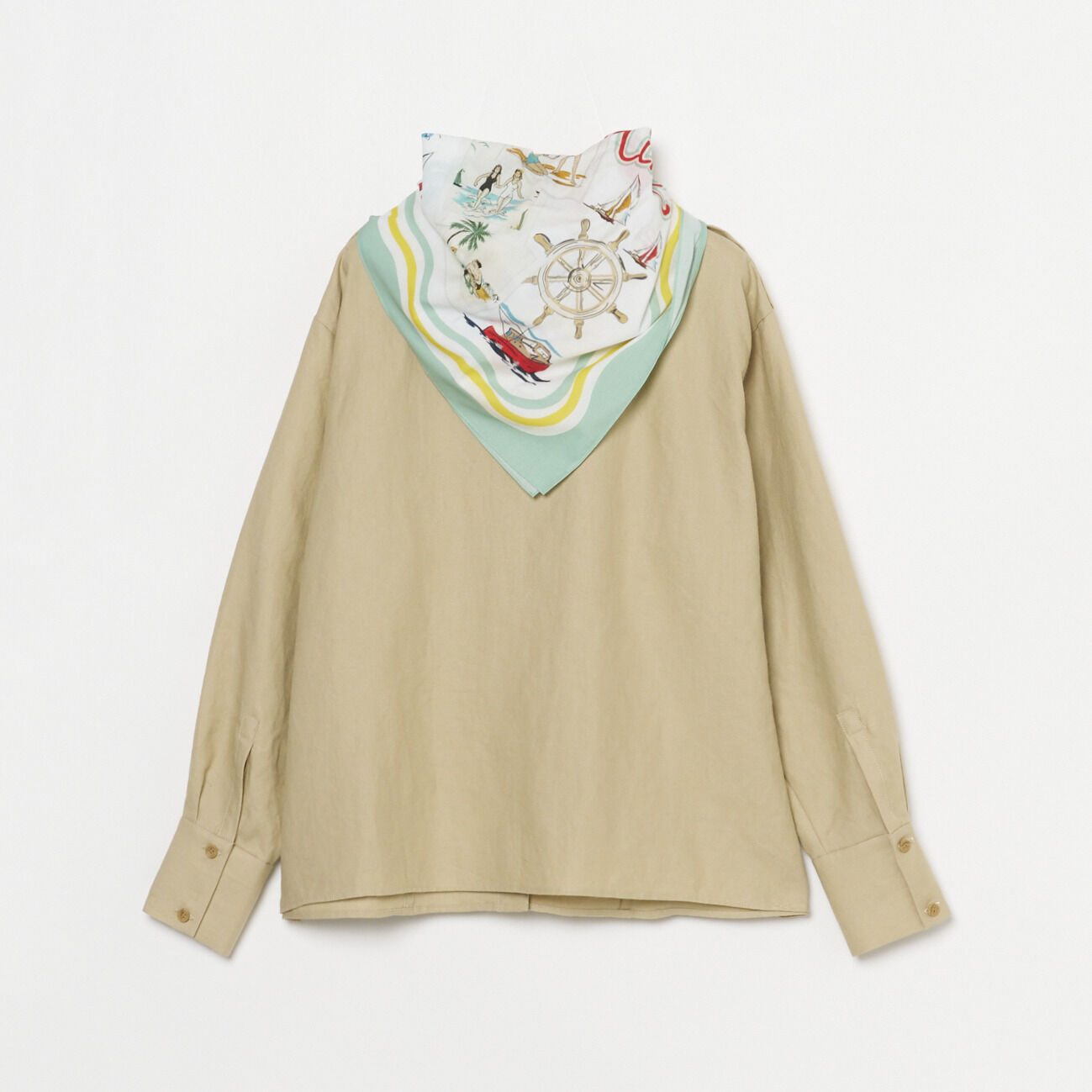  「muller of yoshiokubo 2WAY SHIRTS W/PALMA SCARF」|シャツ・ブラウス|