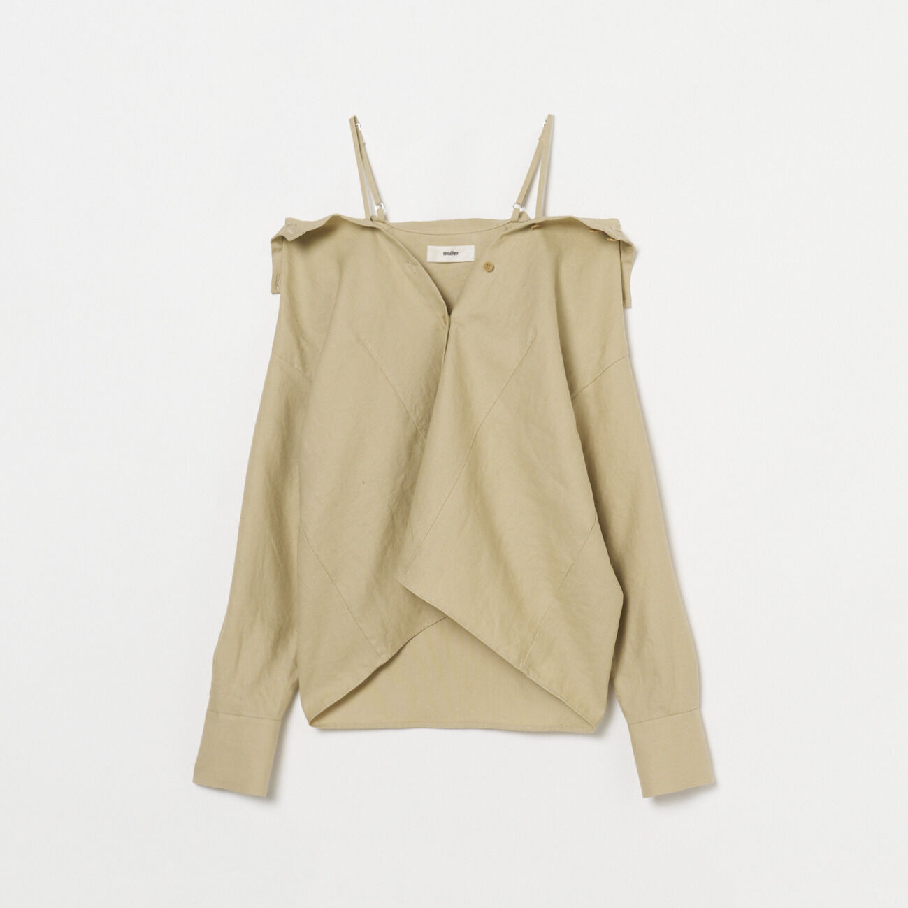  「muller of yoshiokubo 2WAY SHIRTS W/PALMA SCARF」|シャツ・ブラウス|