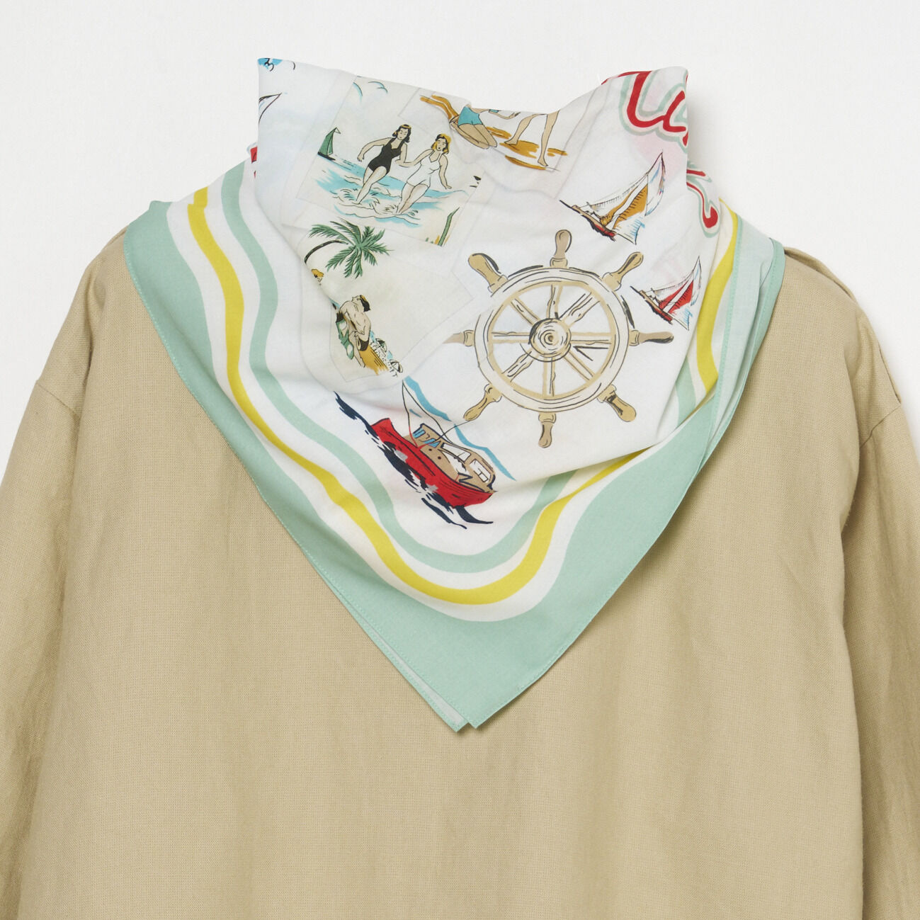  「muller of yoshiokubo 2WAY SHIRTS W/PALMA SCARF」|シャツ・ブラウス|