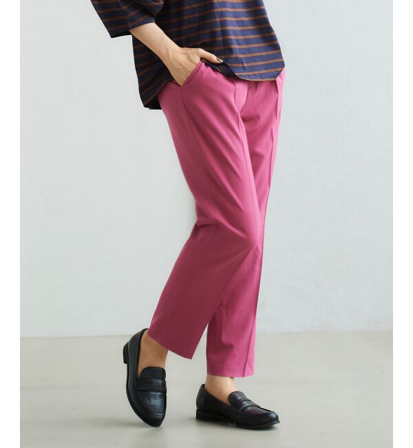 le.coeur blanc「ストレッチテーパードパンツ」|スラックス|