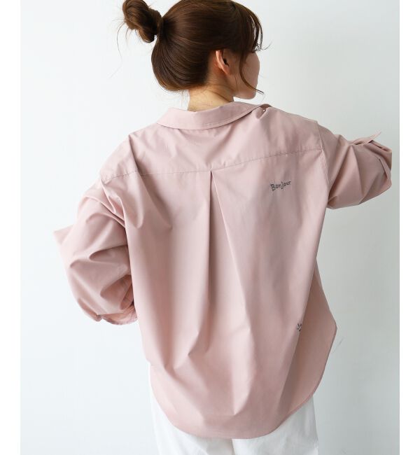  「《WEB限定アイテム》レタリング刺繍シャツ」|シャツ・ブラウス|