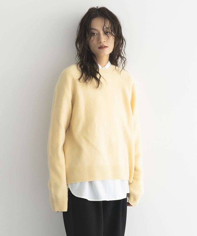 GARAGE OF GOOD CLOTHING「【日本製】カシミア混クループルオーバー」|ニット・セーター|