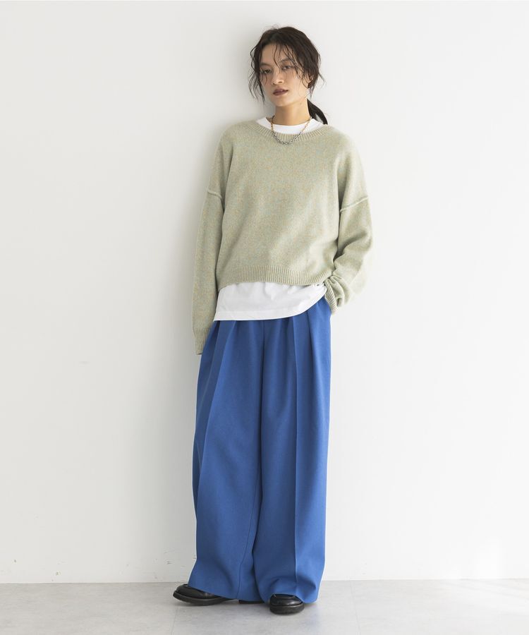 GARAGE OF GOOD CLOTHING「ミックスヤーンショートニットプルオーバー」|ニット・セーター|