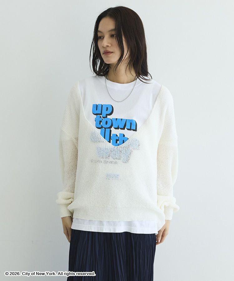 GARAGE OF GOOD CLOTHING「【日本製】ペーパーヤーンＶネックシアープルオーバー」|ニット・セーター|