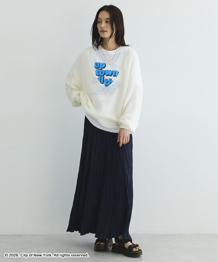 GARAGE OF GOOD CLOTHING「【日本製】ペーパーヤーンＶネックシアープルオーバー」|ニット・セーター|