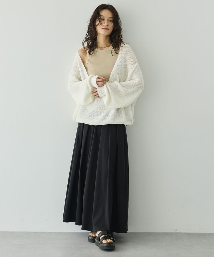 GARAGE OF GOOD CLOTHING「【日本製】ペーパーヤーンＶネックシアープルオーバー」|ニット・セーター|