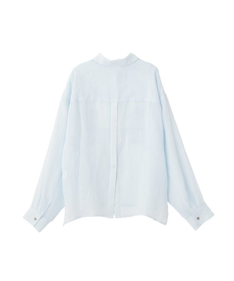 GARAGE OF GOOD CLOTHING「リネンポケット付きクロップドシャツ」|シャツ・ブラウス|