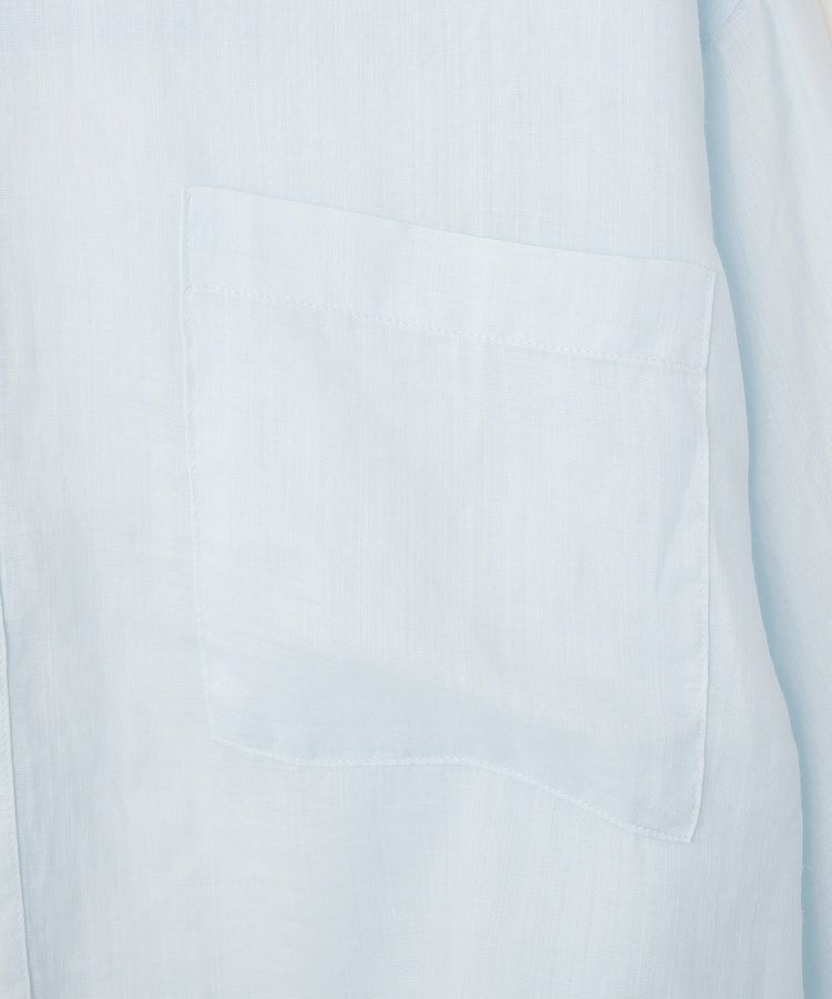 GARAGE OF GOOD CLOTHING「リネンポケット付きクロップドシャツ」|シャツ・ブラウス|