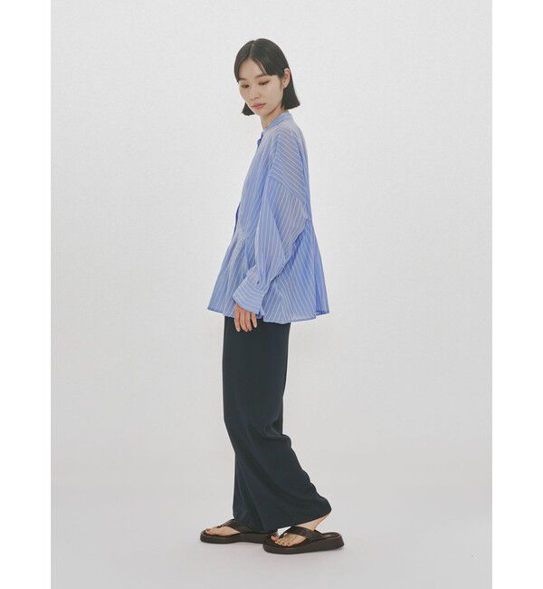 MIDIUMISOLID「MIDIUMISOLID for Ladies タックブラウス」|シャツ・ブラウス|