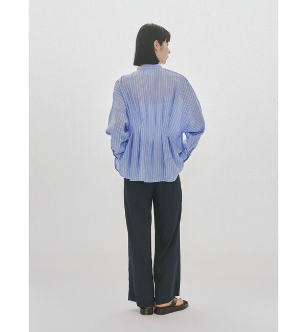 MIDIUMISOLID「MIDIUMISOLID for Ladies タックブラウス」|シャツ・ブラウス|