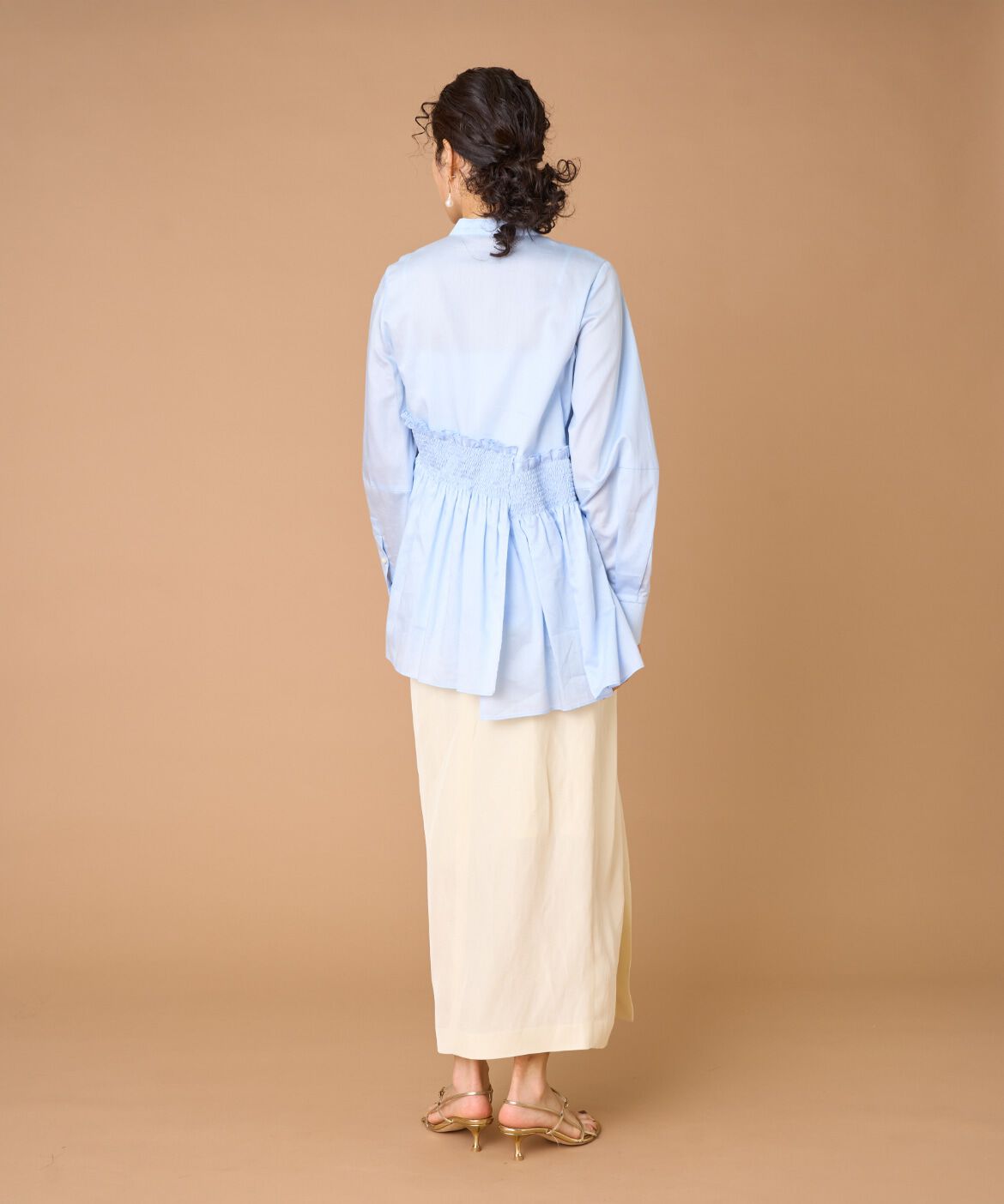 la veille by SUPERIOR CLOSET「シャーリングブラウス　」|シャツ・ブラウス|