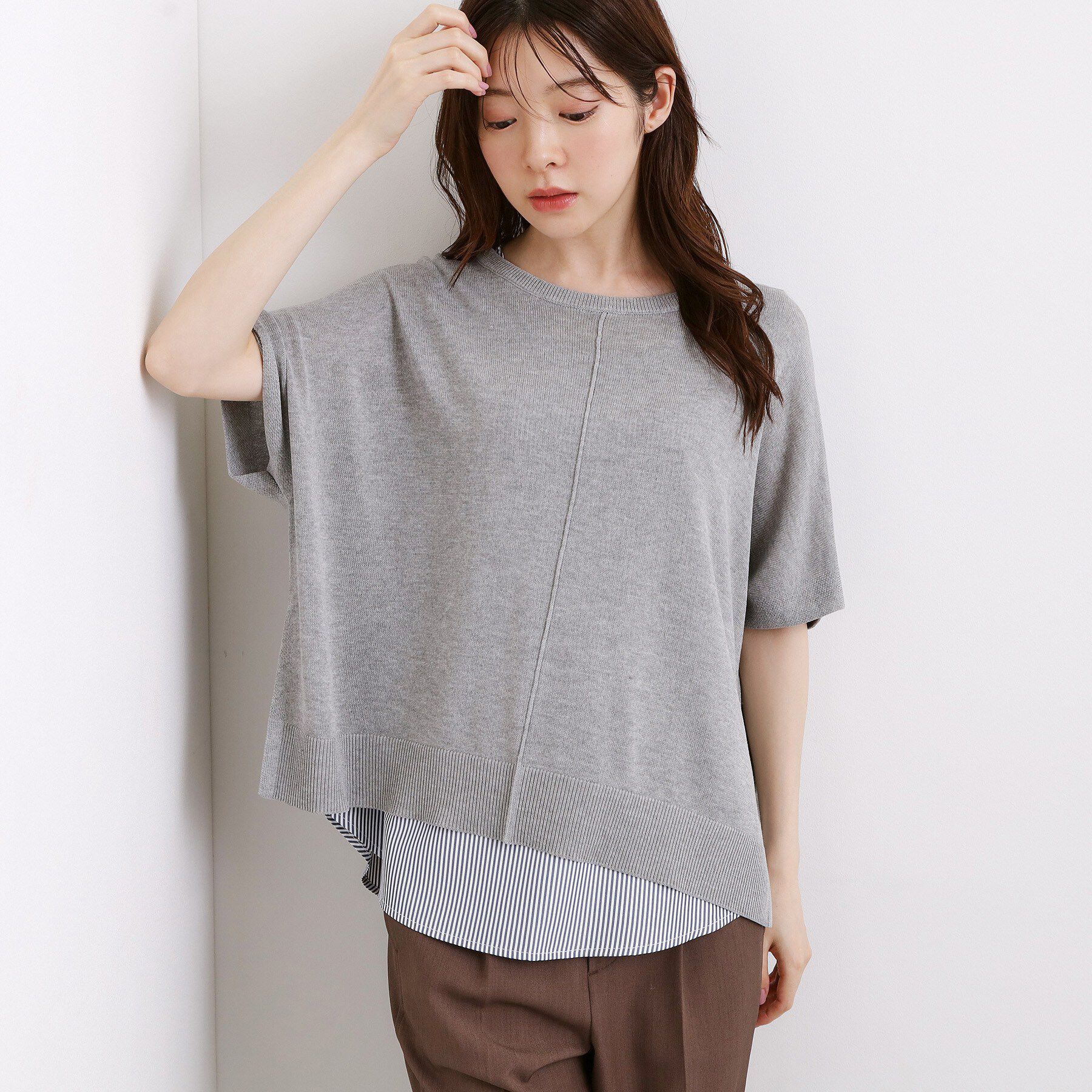 grove「【体系カバー◎】ニット&times;インナーシャツタンクSET」|その他|