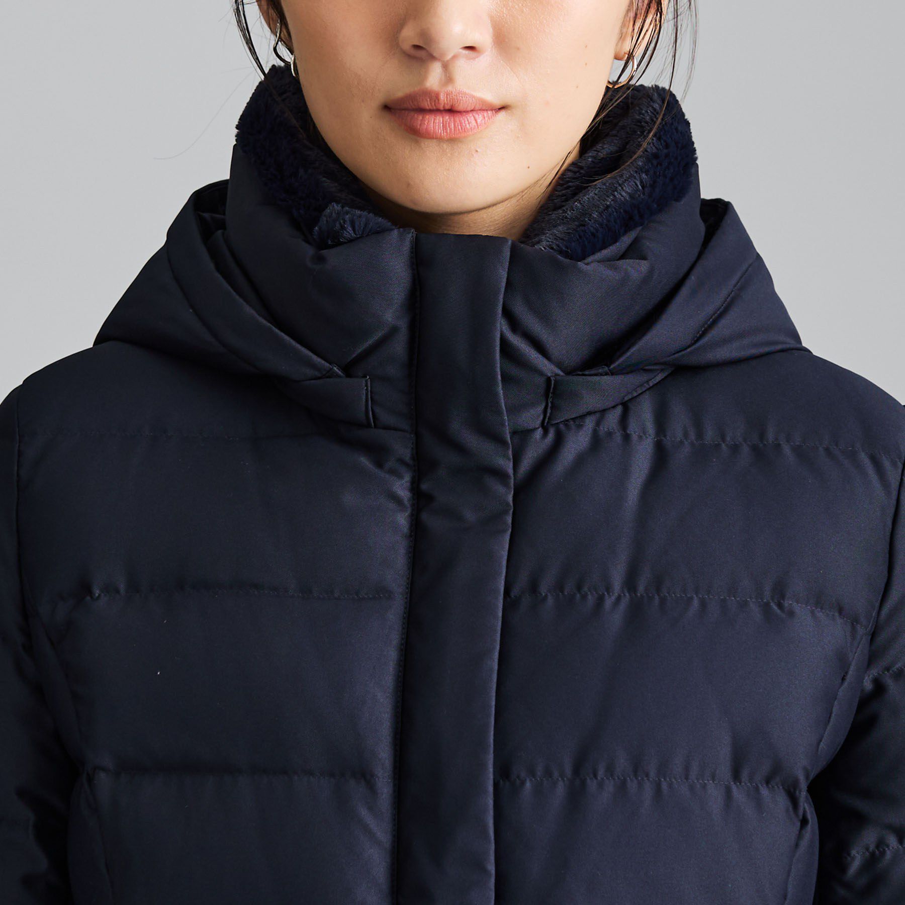 INDIVI「【名品／撥水／抗菌防臭】ショート丈リサイクルダウンコート」|ダウン|