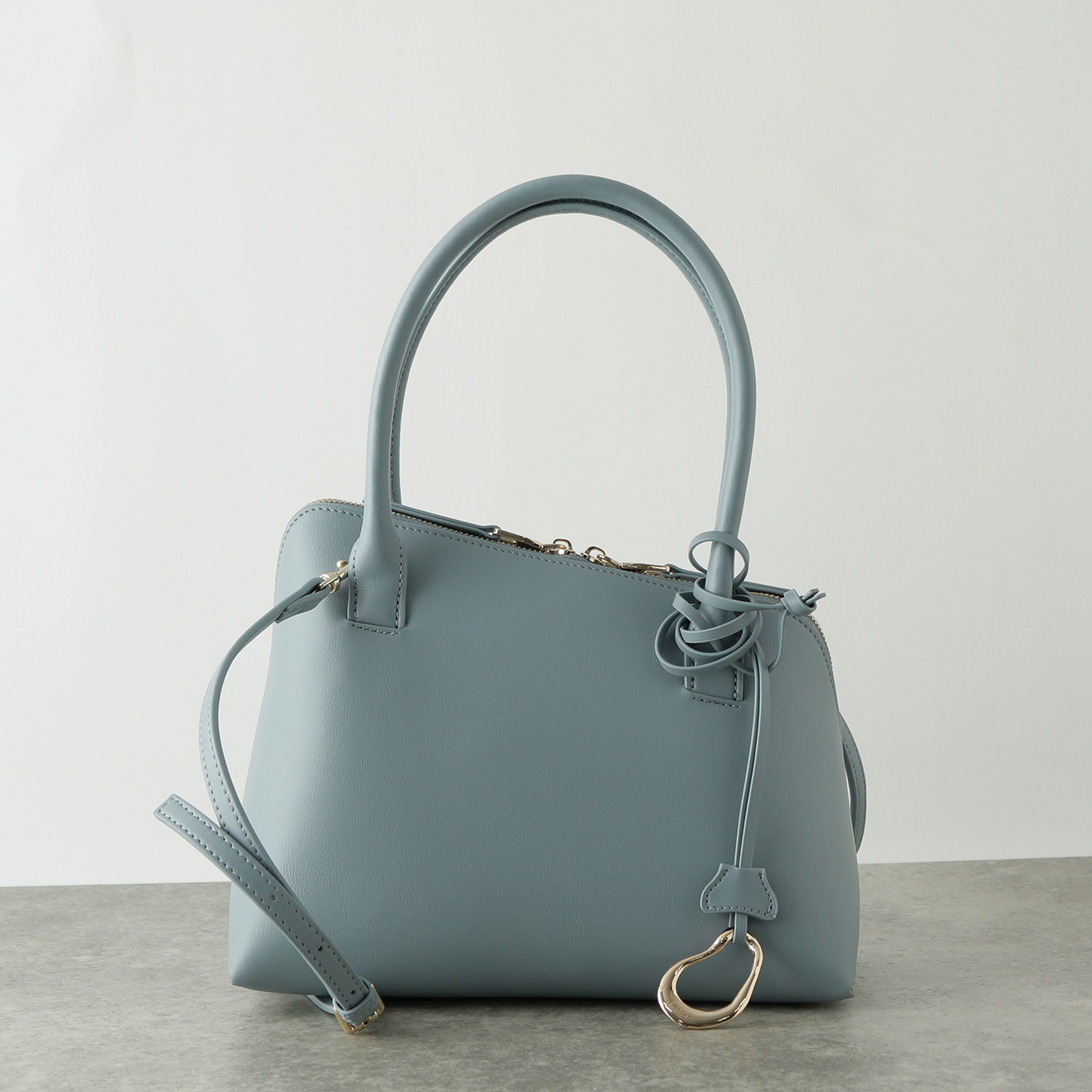 GALLEST「【LE VERNIS】Poire boston bag」|ハンドバッグ|サックスブルー(09