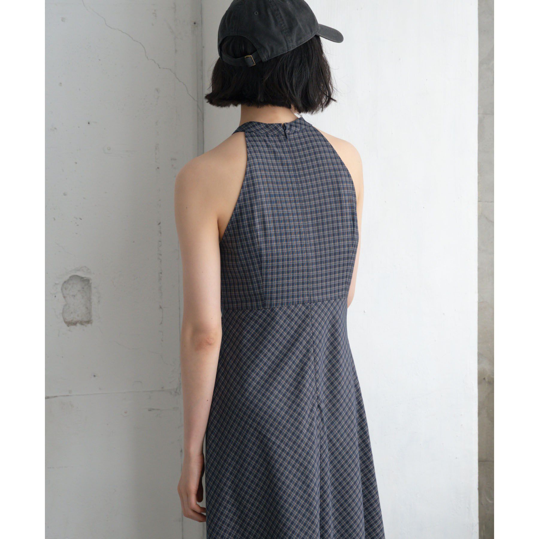 GALLEST「チェックプリントロングワンピース」|ワンピース|
