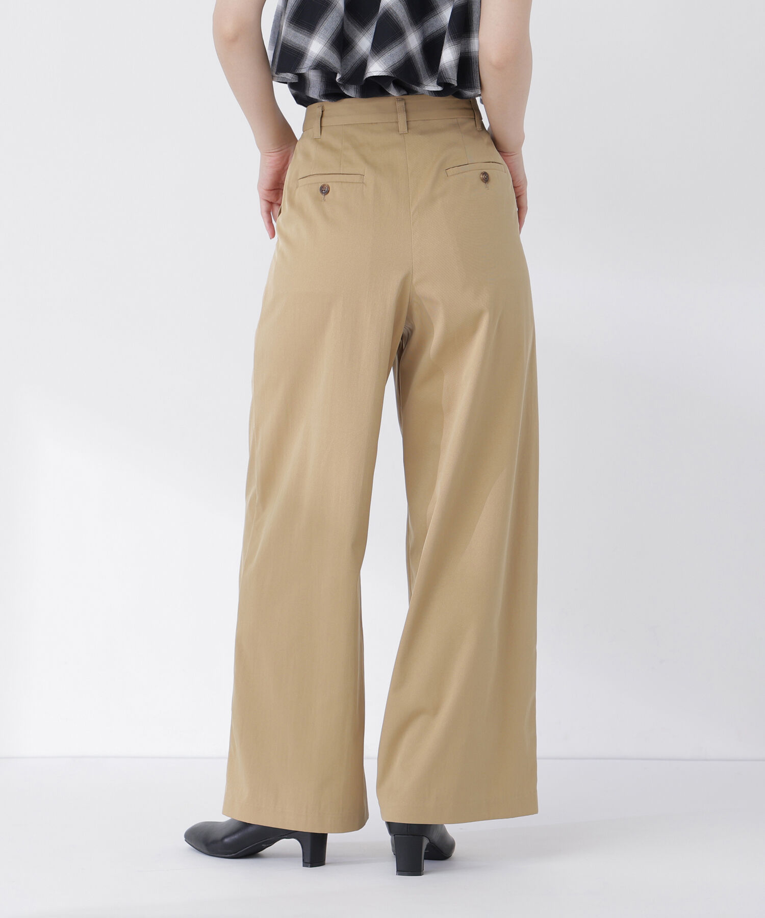 「ツータックワイドパンツ」|その他|