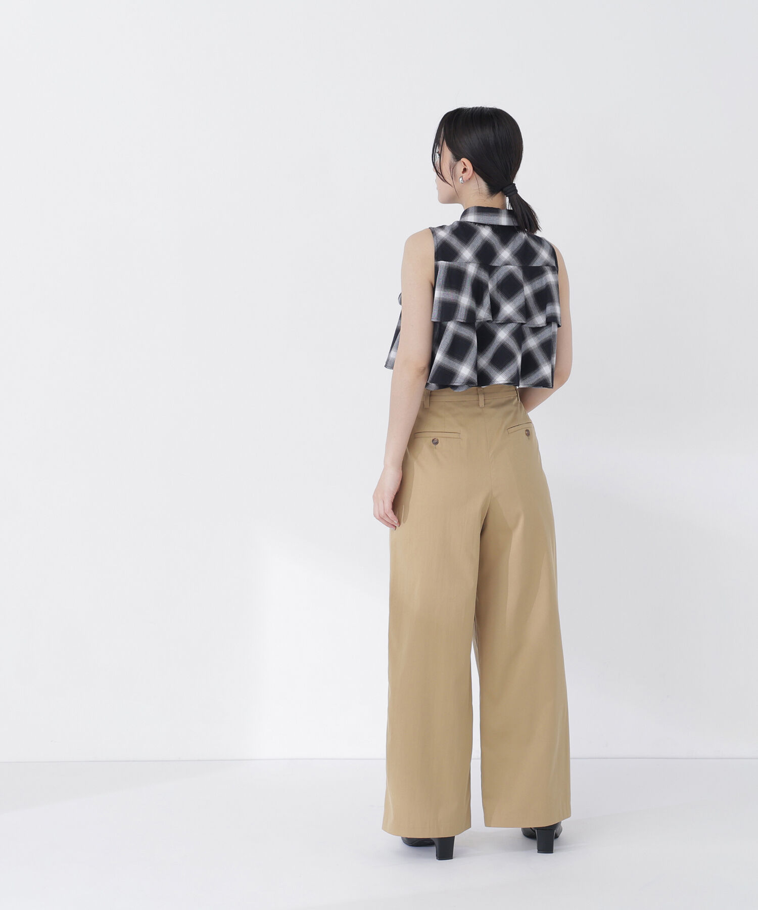  「ツータックワイドパンツ」|その他|
