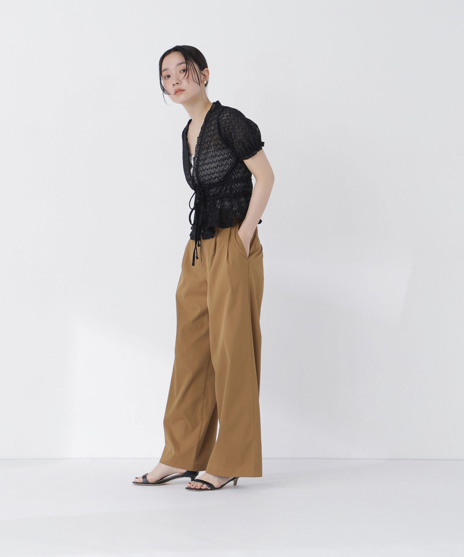  「ツータックワイドパンツ」|その他|