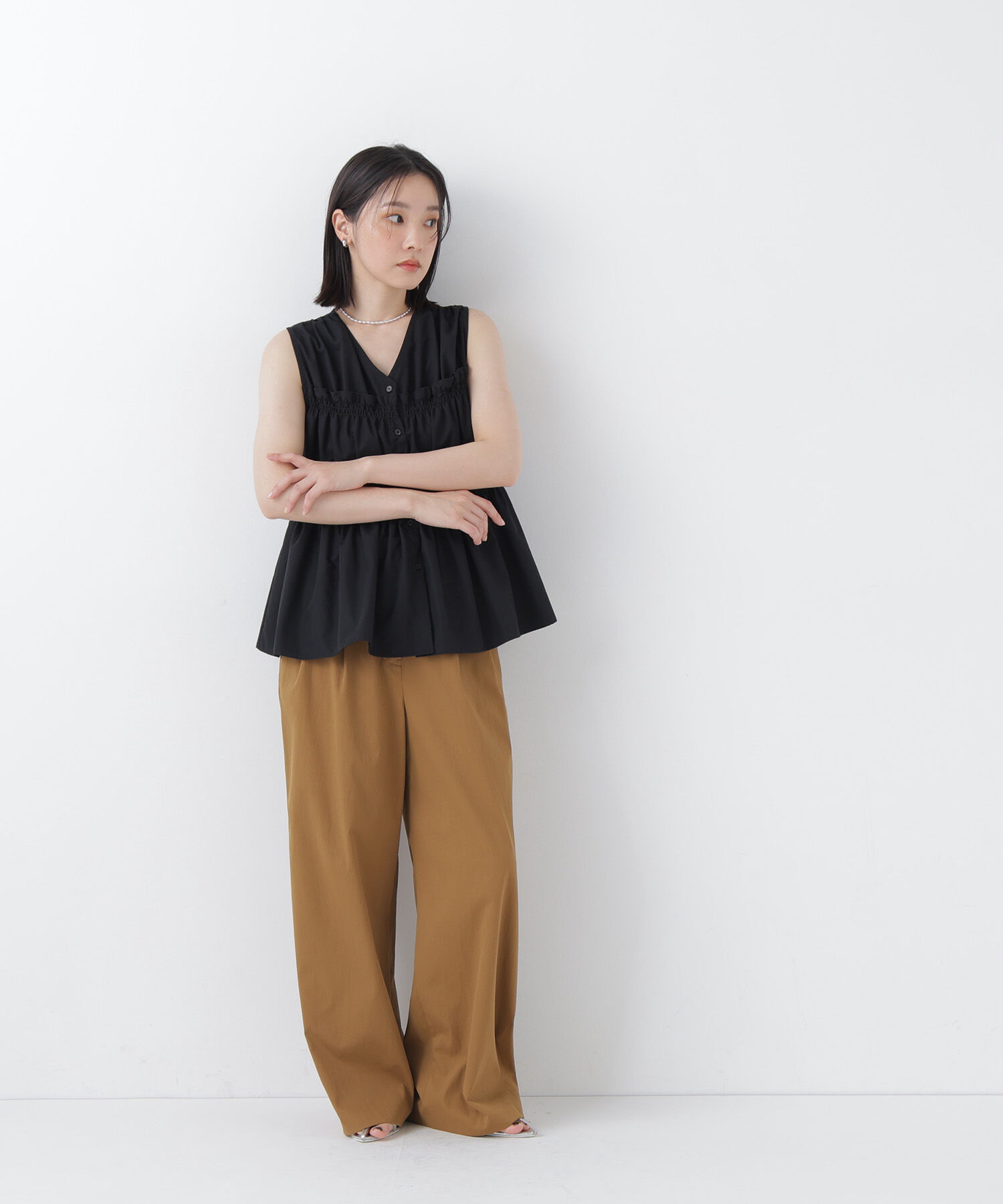  「ツータックワイドパンツ」|その他|