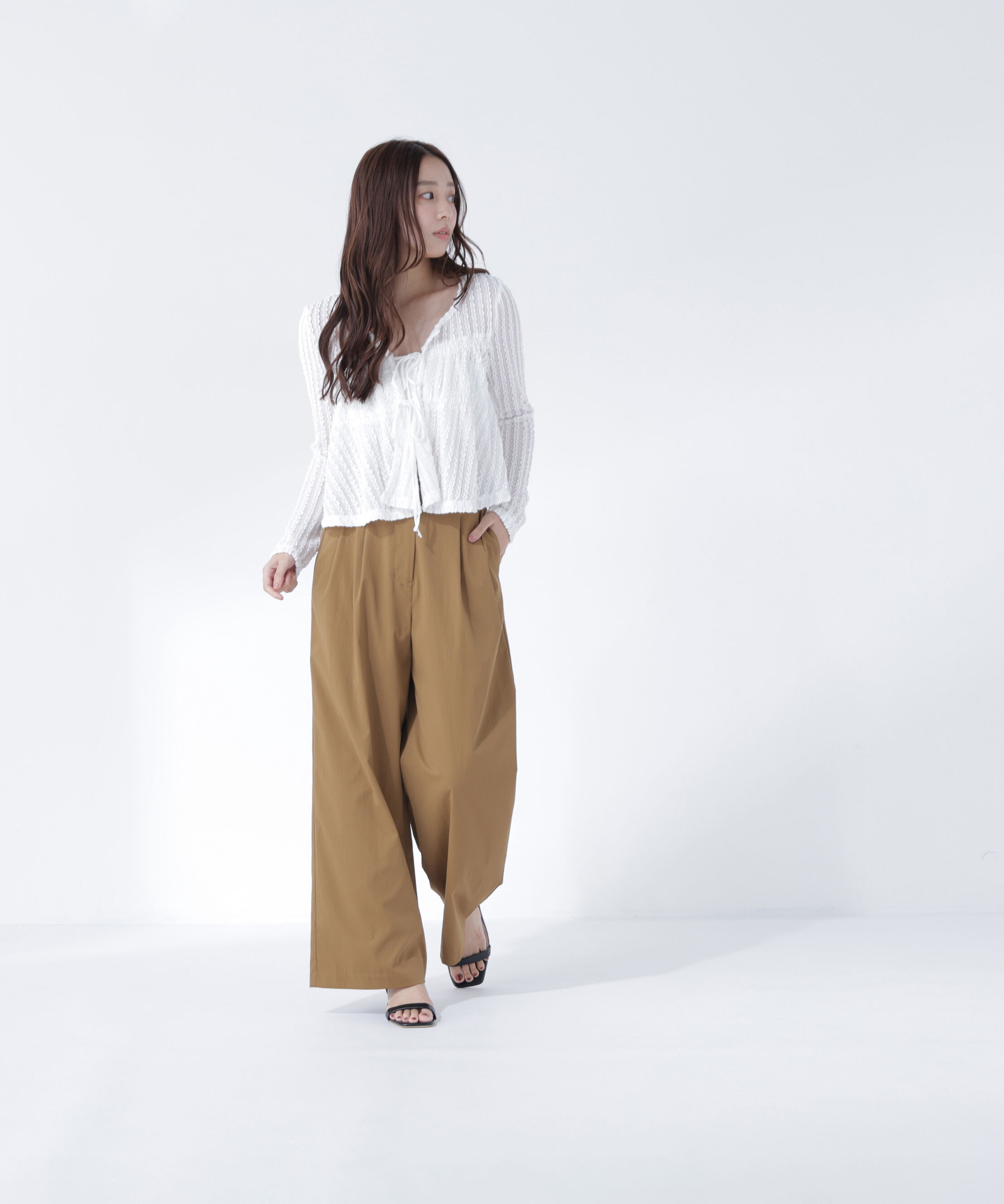  「ツータックワイドパンツ」|その他|