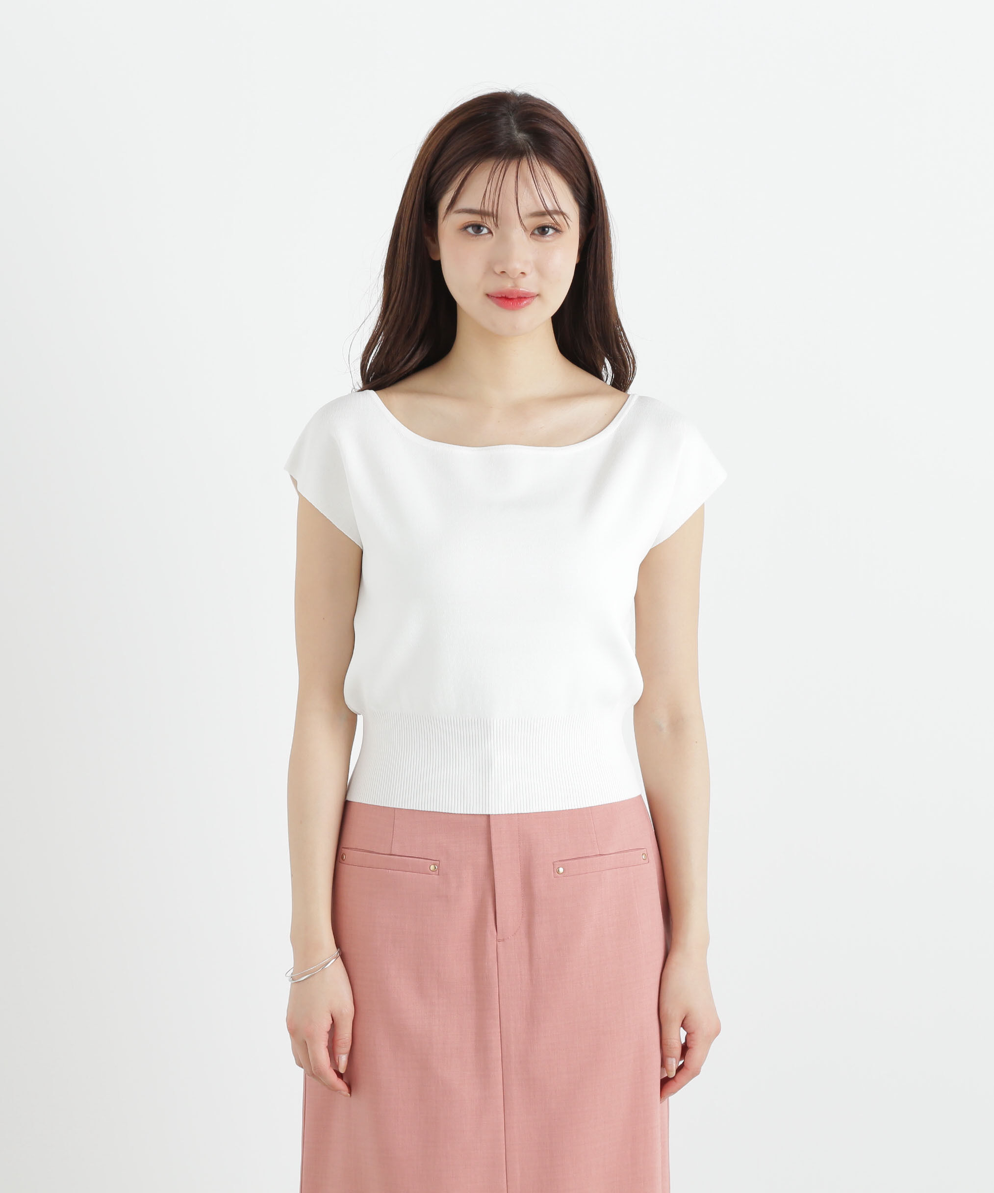 PROPORTION BODY DRESSING「デコルテ総針ニット」|ニット・セーター|