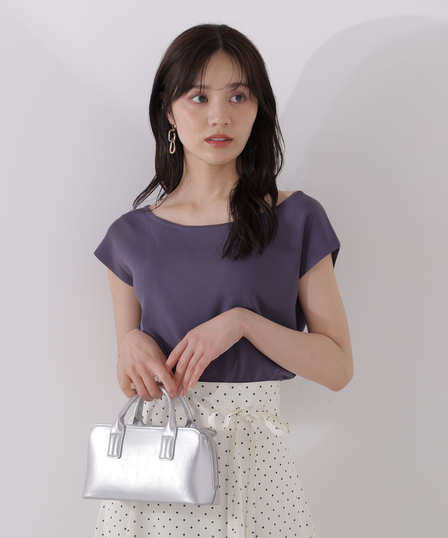PROPORTION BODY DRESSING「デコルテ総針ニット」|ニット・セーター|