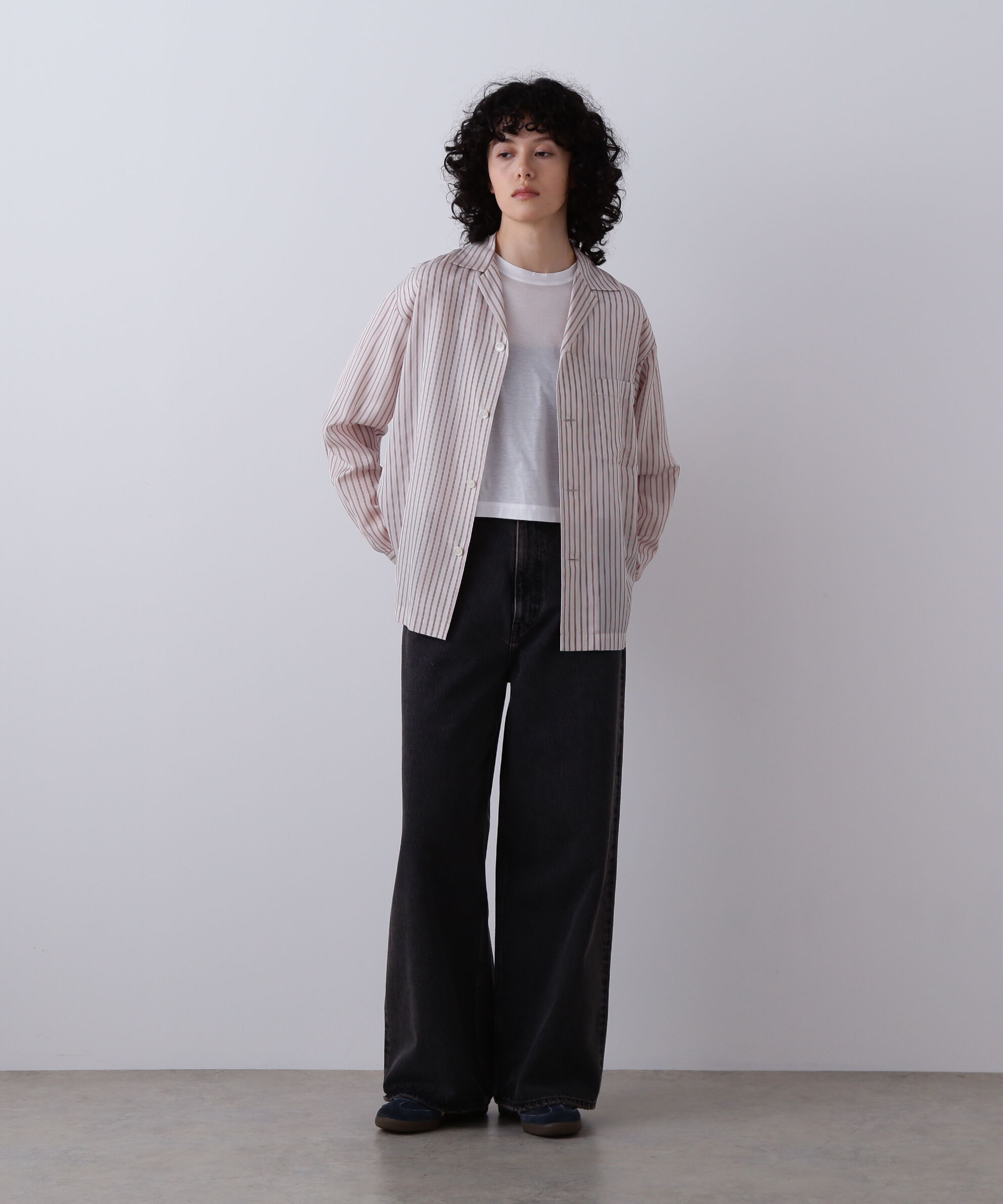 YLEVE 「YLEVE / ACETATE CUPRA STRIPE PAJAMA SHIRT」|シャツ・ブラウス|