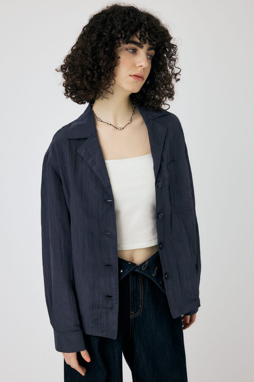 MOUSSY「SATIN シャツ」|シャツ・ブラウス|