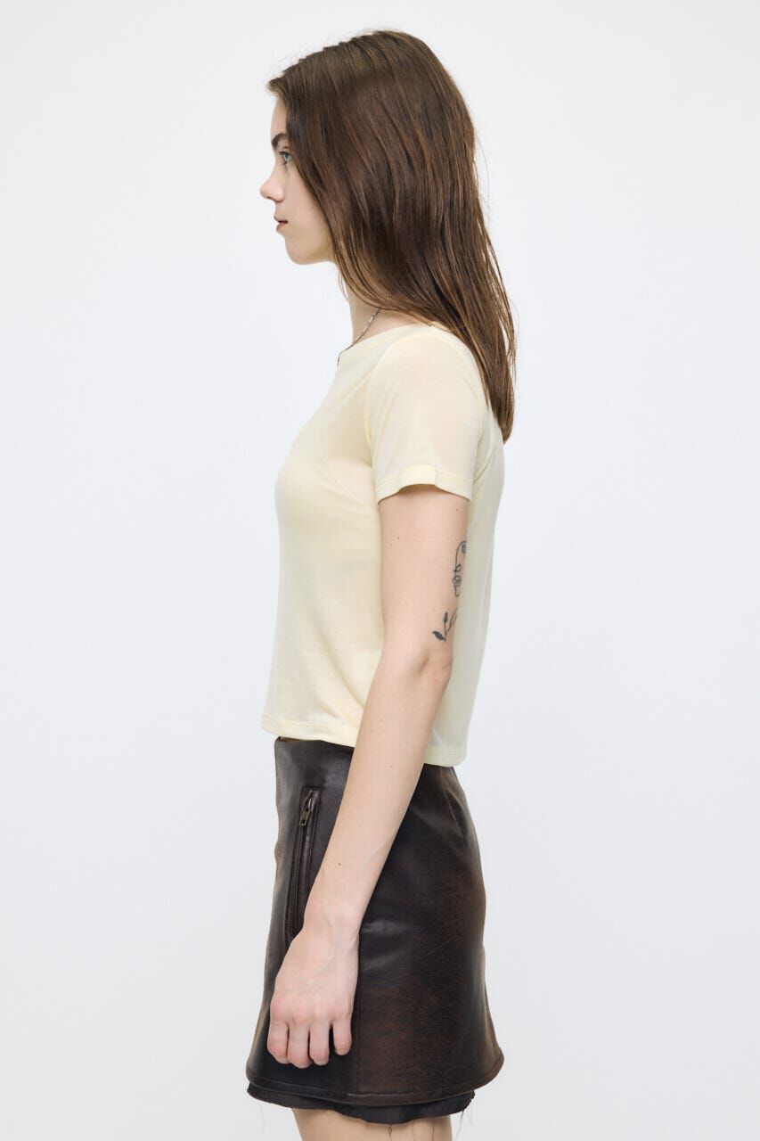 MOUSSY「SHEER BASIC TEE」|Tシャツ・カットソー|