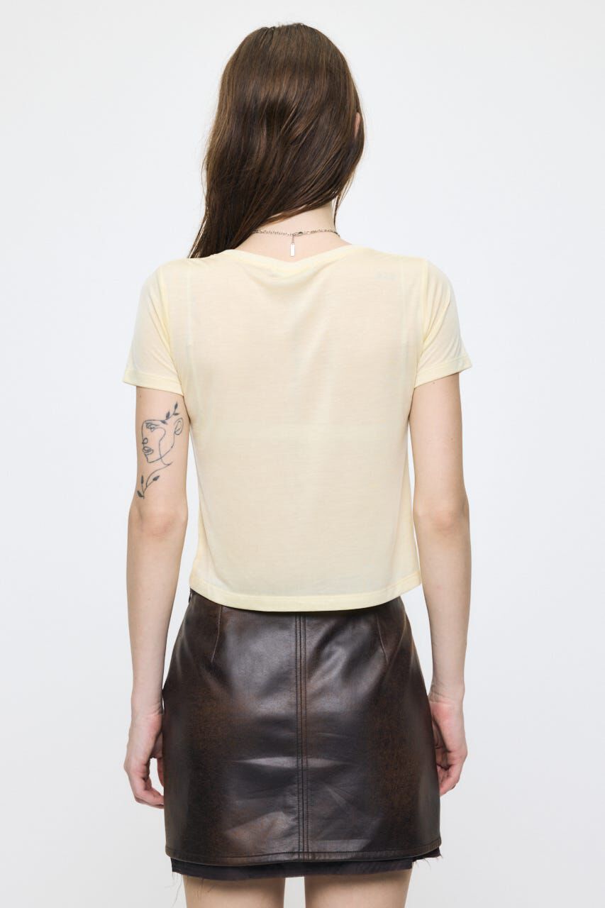 MOUSSY「SHEER BASIC TEE」|Tシャツ・カットソー|