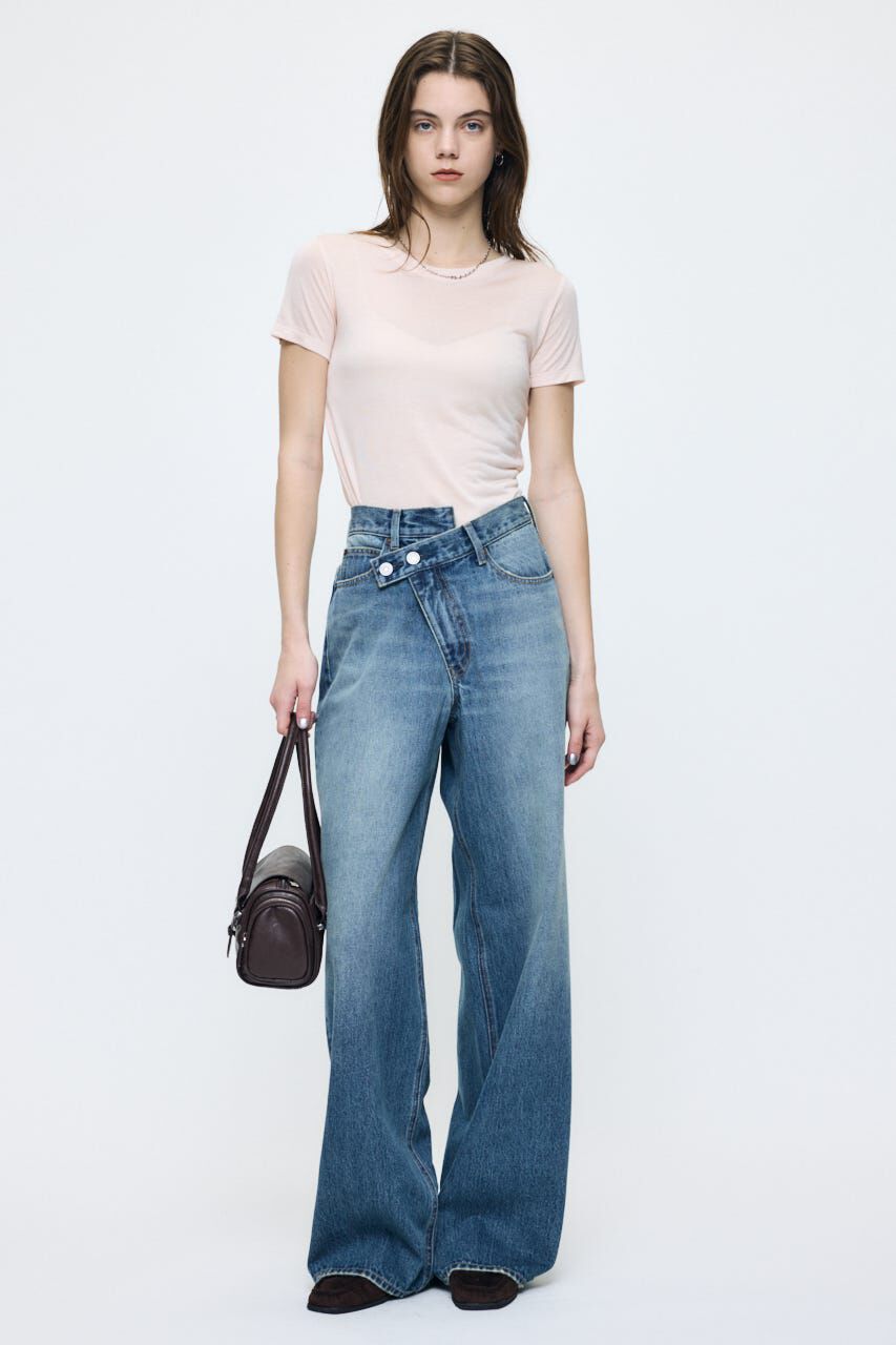 MOUSSY「SHEER BASIC TEE」|Tシャツ・カットソー|