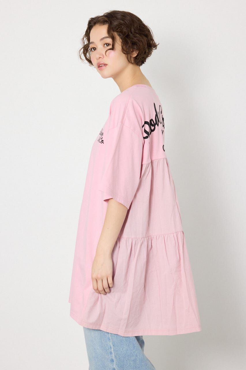 RODEO CROWNS「バックティアードコンビチュニックワンピース」|ワンピース|