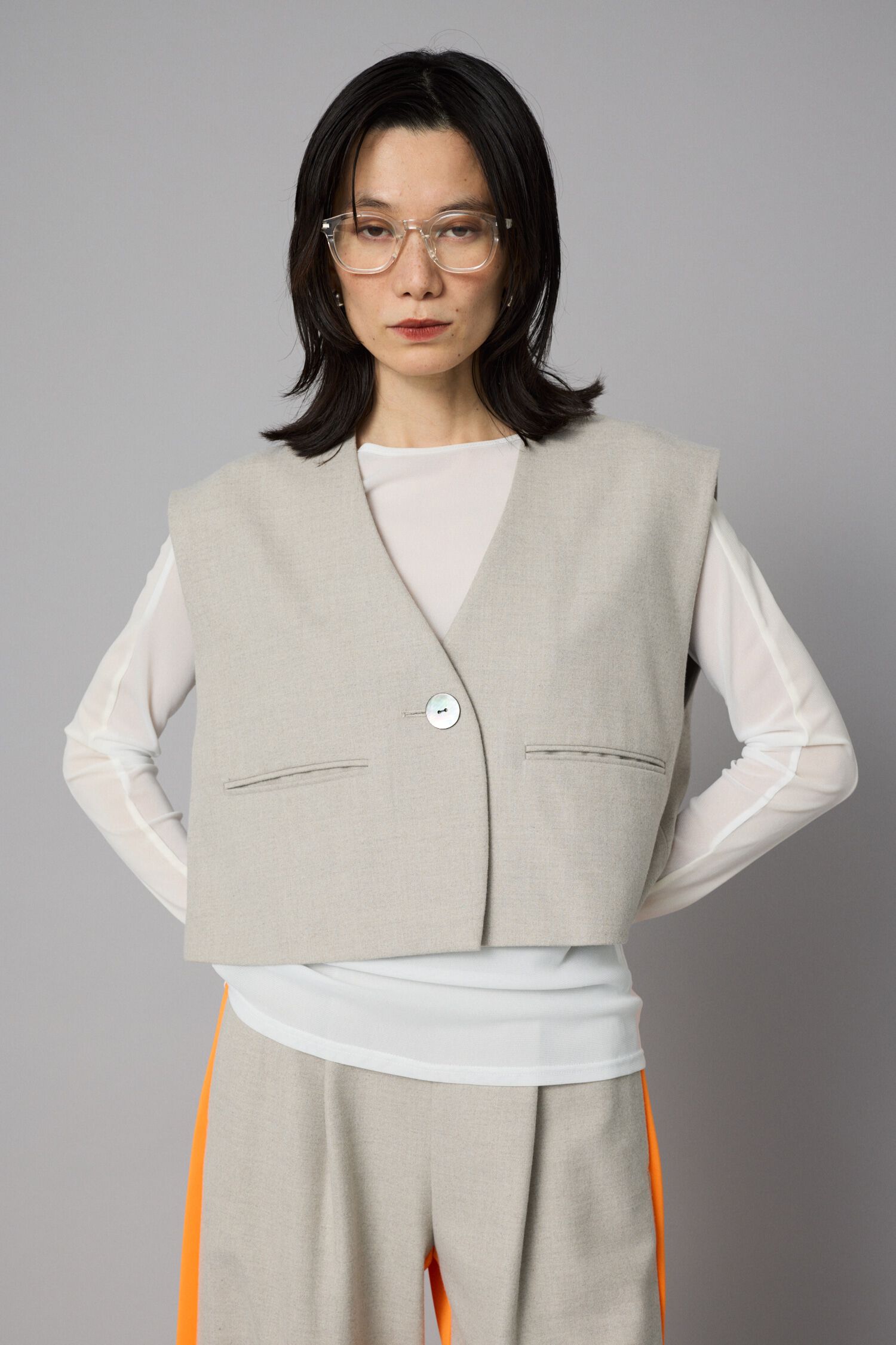 HeRIN.CYE「Box vest」|シャツ・ブラウス|