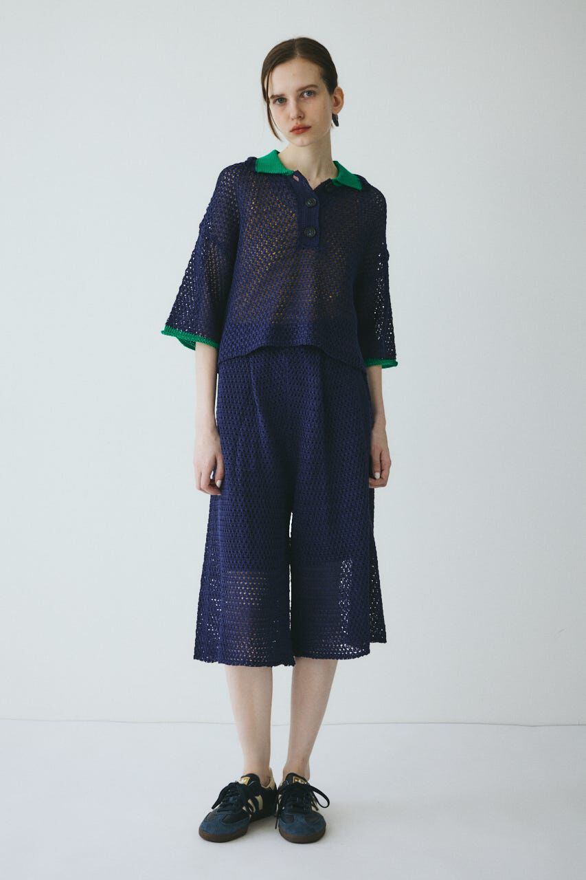 HeRIN.CYE「Mesh knit pull over」|ニット・セーター|
