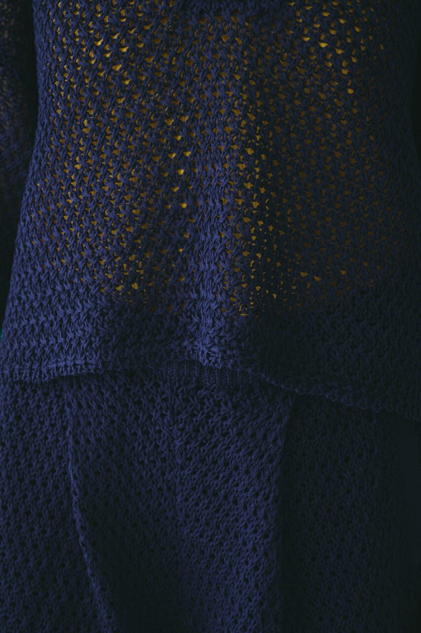 HeRIN.CYE「Mesh knit pull over」|ニット・セーター|