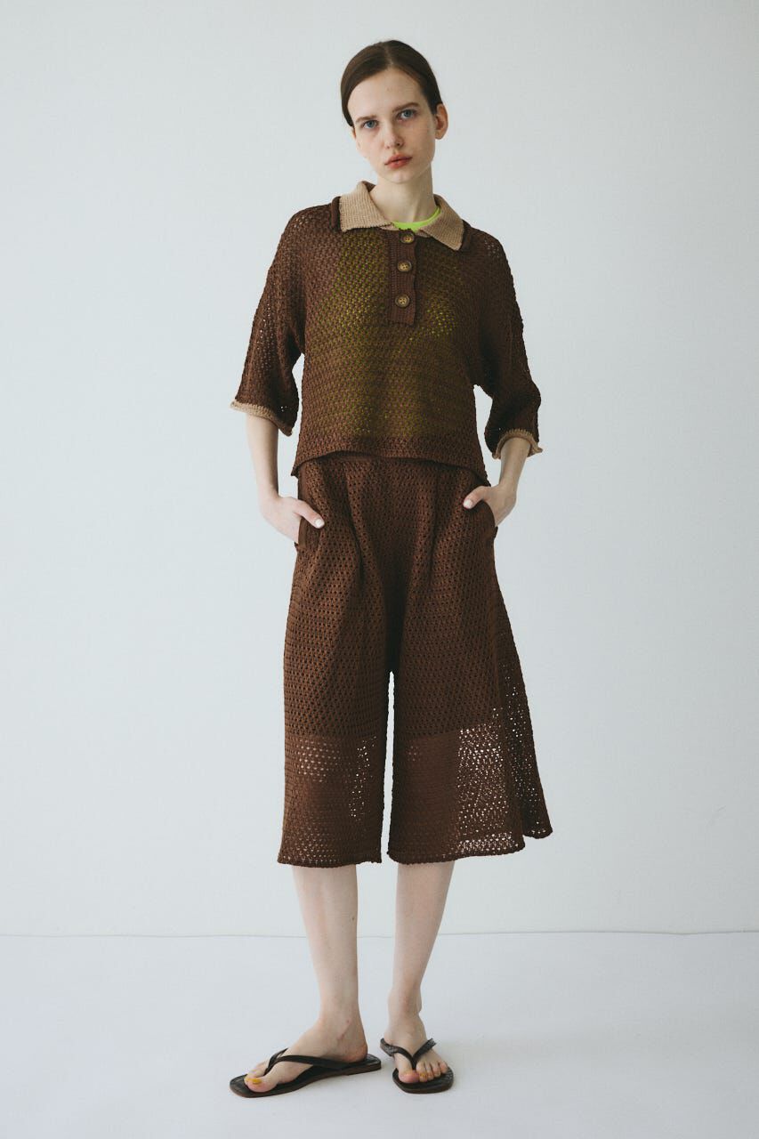 HeRIN.CYE「Mesh knit half pants」|その他|