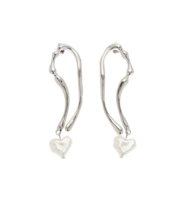 EVRIS「PEARL HEART MOTIFピアス」|ピアス|