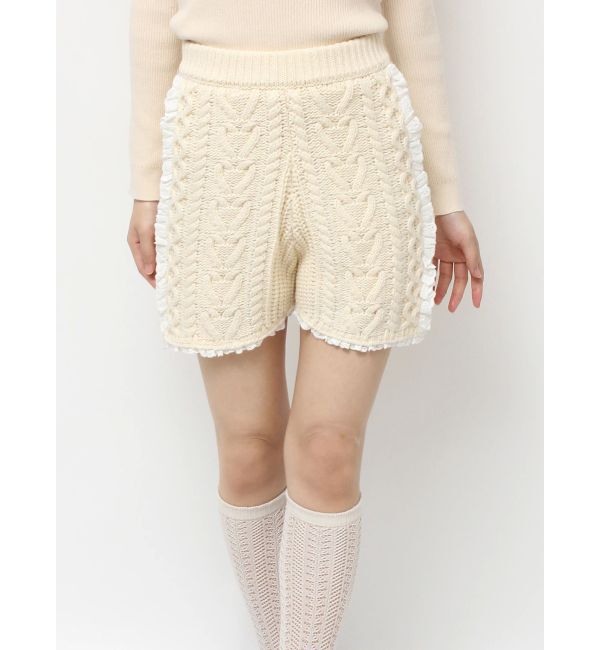 merry jenny「frill knit shortpants」|その他|