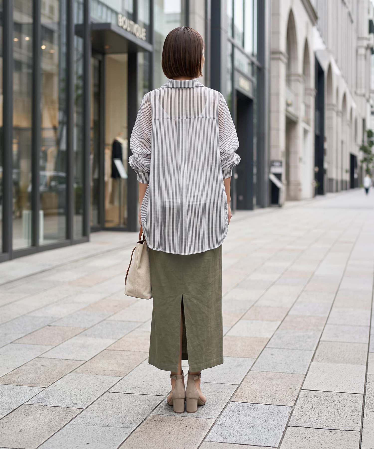 STYLE DELI「夏に羽織るストライプ柄シアーシャツ」|シャツ・ブラウス|