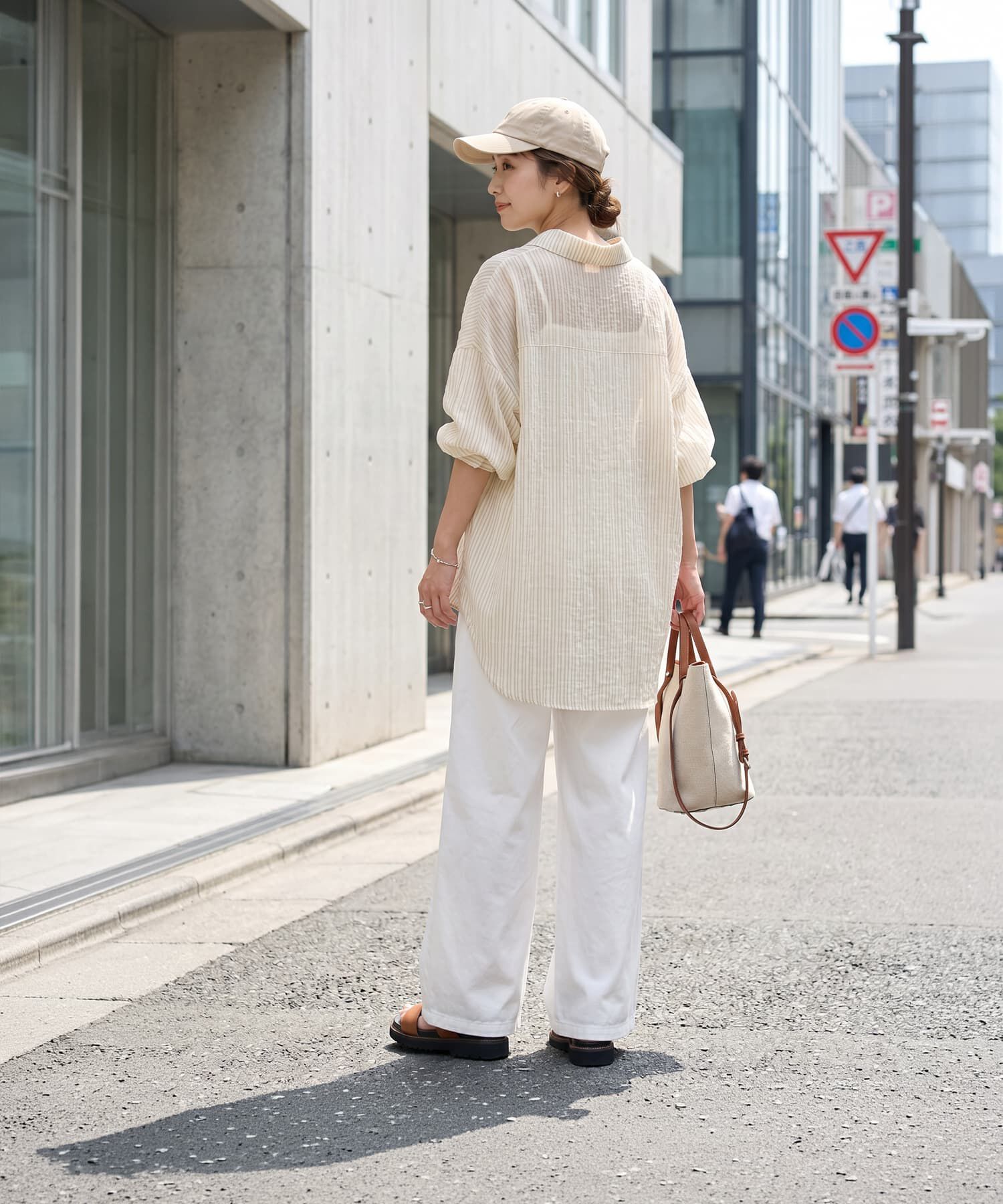 STYLE DELI「夏に羽織るストライプ柄シアーシャツ」|シャツ・ブラウス|