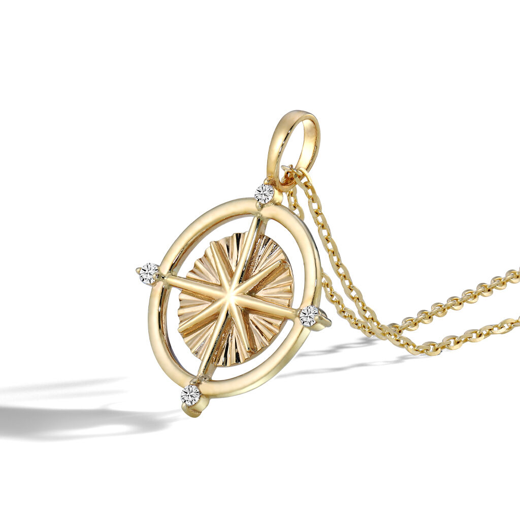 STAR JEWELRY「STAR CHARMS（COMPASS）」|ネックレス|