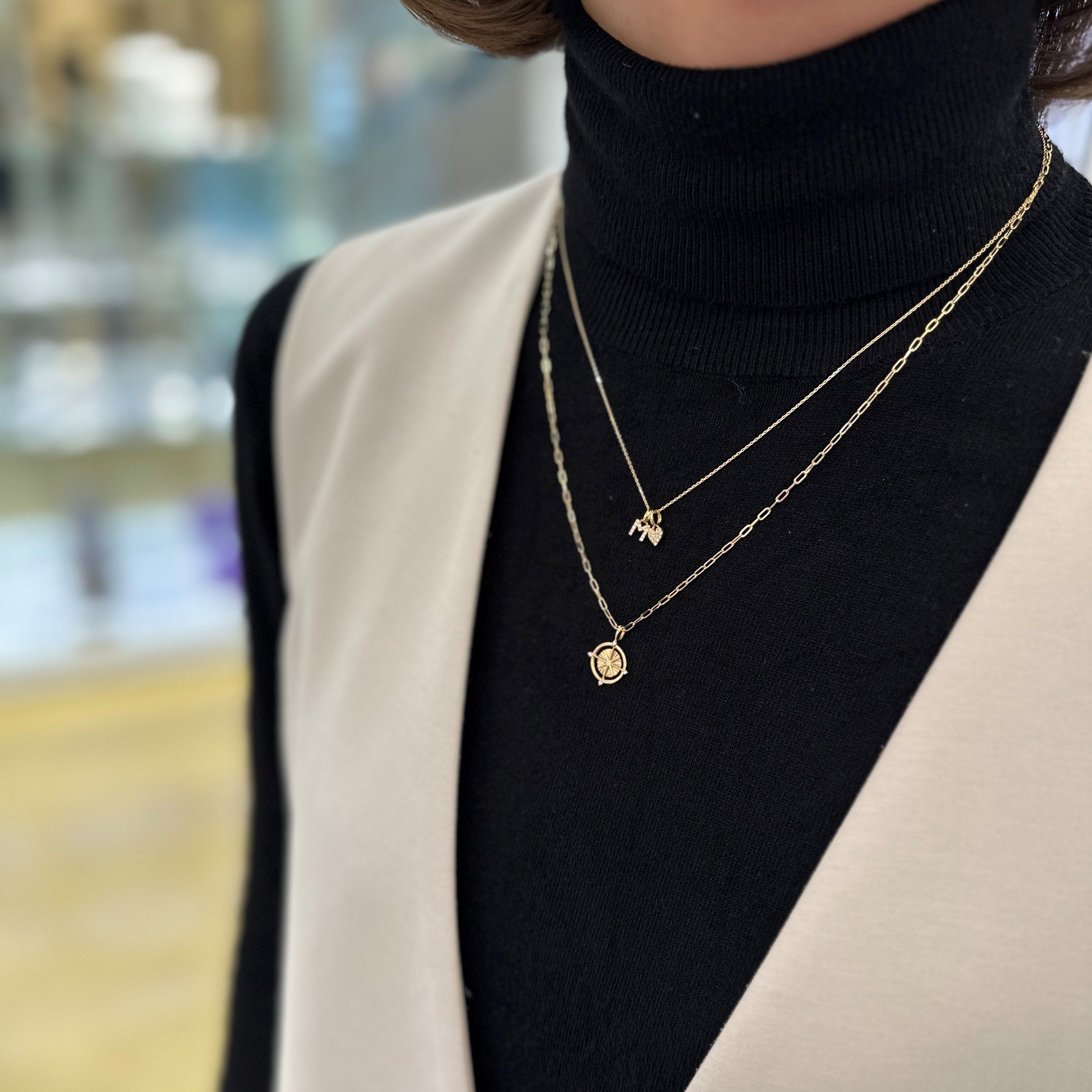 STAR JEWELRY「STAR CHARMS（COMPASS）」|ネックレス|
