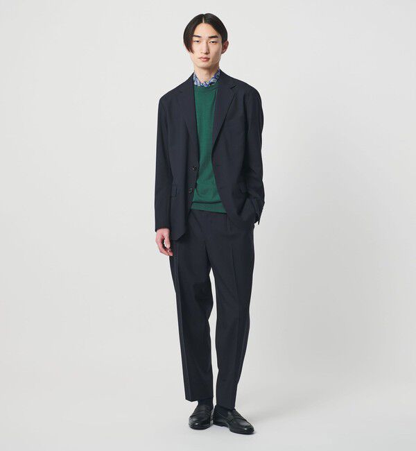 UNITED ARROWS「＜SOVEREIGN＞ハイゲージ クルーネックニット」|ニット・セーター|