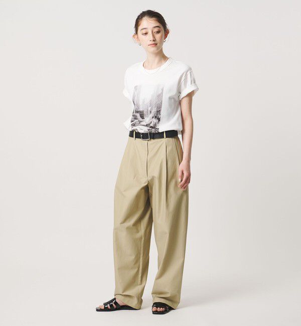 UNITED ARROWS「レザー フラットミュール」|サンダル|
