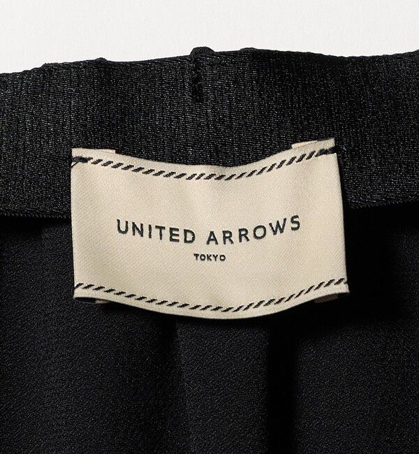 UNITED ARROWS「スカーフ付き サテン レース コンビ スカート」|スカート|