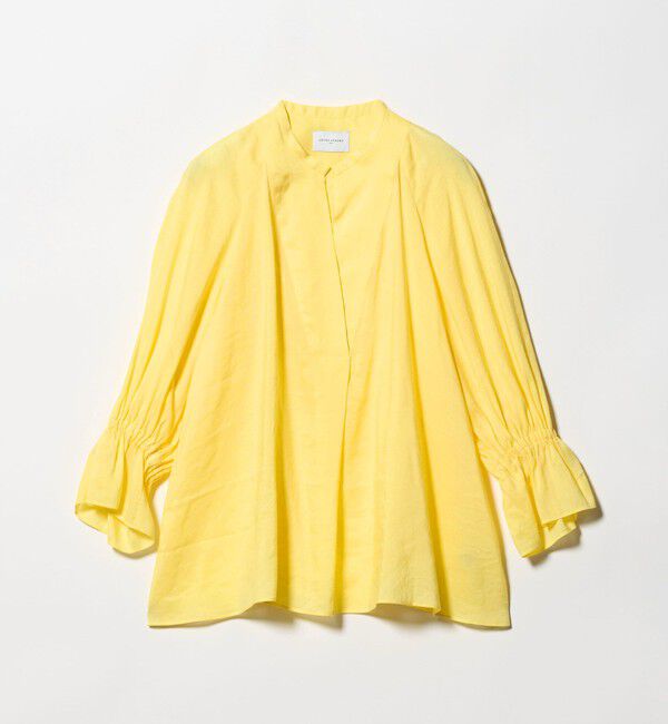 UNITED ARROWS「ラミー スキッパー Vネック ブラウス ‐ウォッシャブル‐」|シャツ・ブラウス|