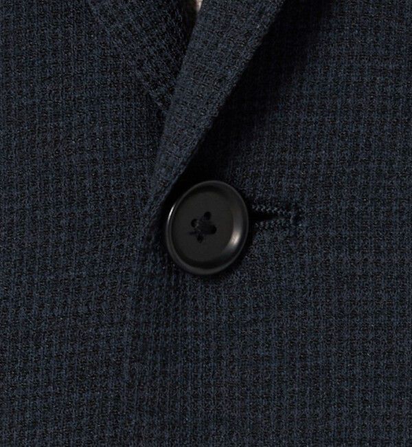 UNITED ARROWS「ハウンドトゥース シングル ２ボタン テーラードジャケット COMFORT EASY‐MODEL SOFT」|テーラードジャケット|